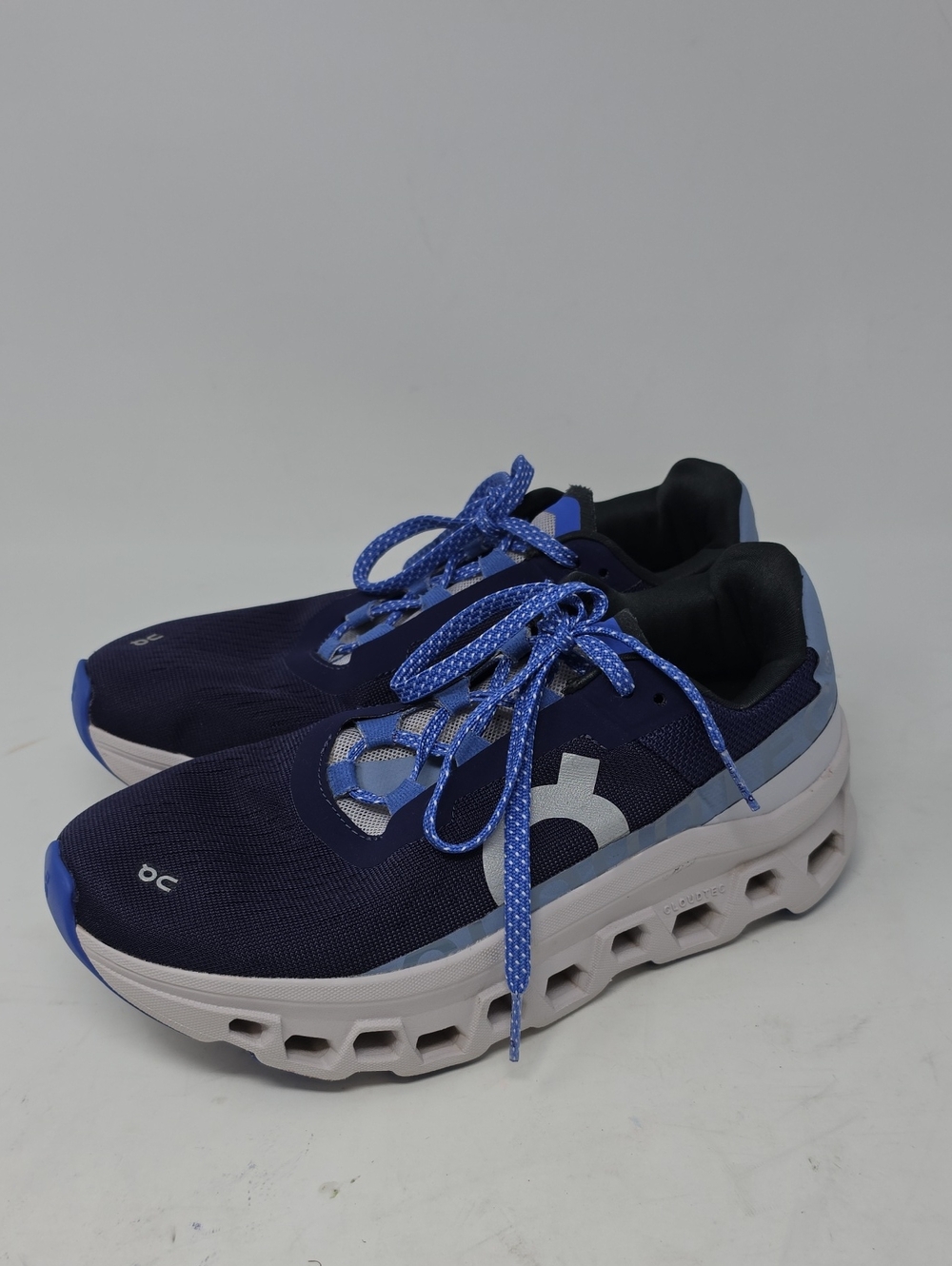 On Cloudmoster 3 Women's Cloudnova Shoes - Navy Blue Running Shoes Size 8